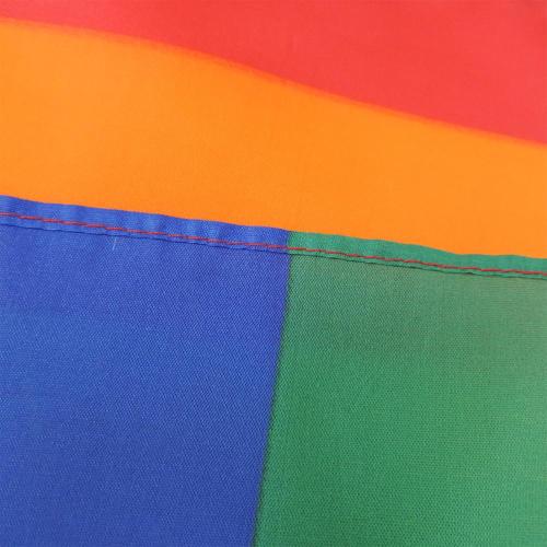 High Quality Customized Printed Rainbow Hand Flag