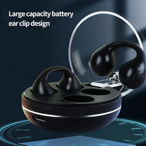 Ear Clip TWS Earbuds with Mental Aluminum Base