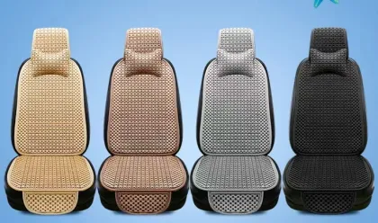 1-Seat Classic Ice Silk Universal Saddle Half Pack Car Seat Covers