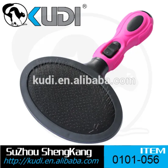 New Designed Big Size Replaceable Head Pet Slicker Grooming Brush