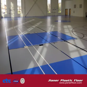 multi-purpose sports court PVC flooring for badminton special floor