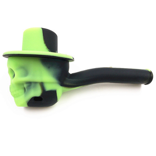 Silicone Skull Smoking Pipe Water Tobacco Pipes