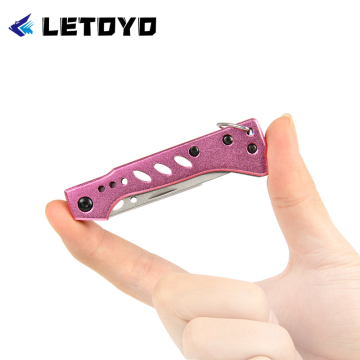 Letoyo Mini cuchillo de calamar plegado de alta calidad para pesca de calamar