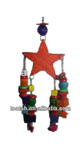 sweet wooden beads toy for birds