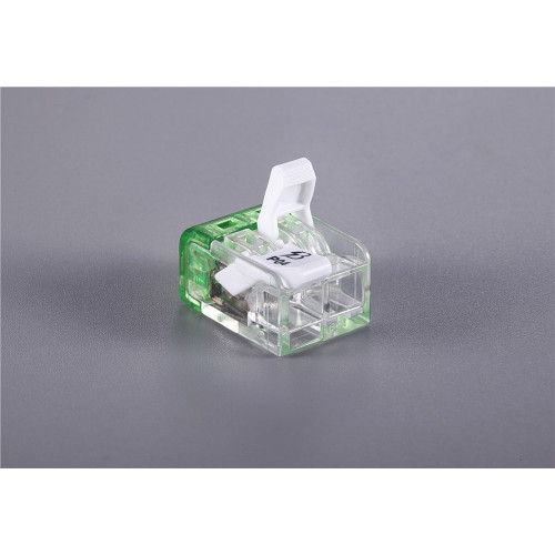 2 broches Conducteur de fil compact Connecteur rapide