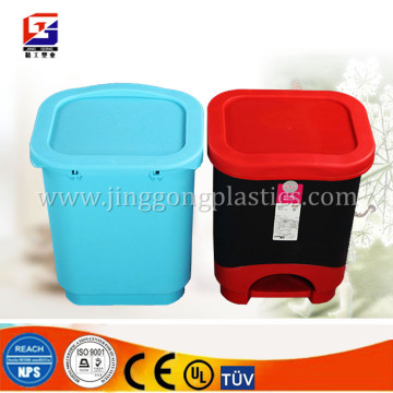 Plastic Creative flip trash can