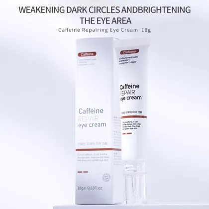 Caffeine Eye Cream for Dark Circles, Puffiness, Firming, Brightening & Hydration