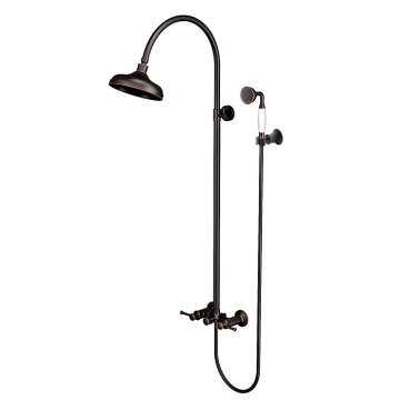Exposed Rain Shower Systems In Oil Rubbed Bronze