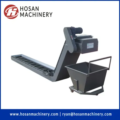 Scraper type chip removal device