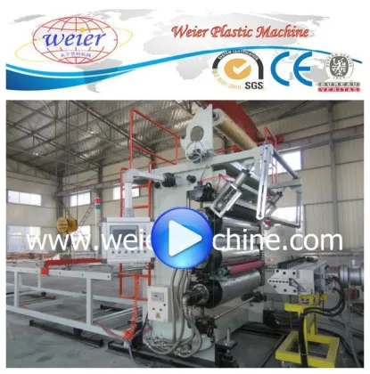 High Gloss Fireproof UV Coating Decorative Wall Profile PVC Sheet Manufacturing Machine