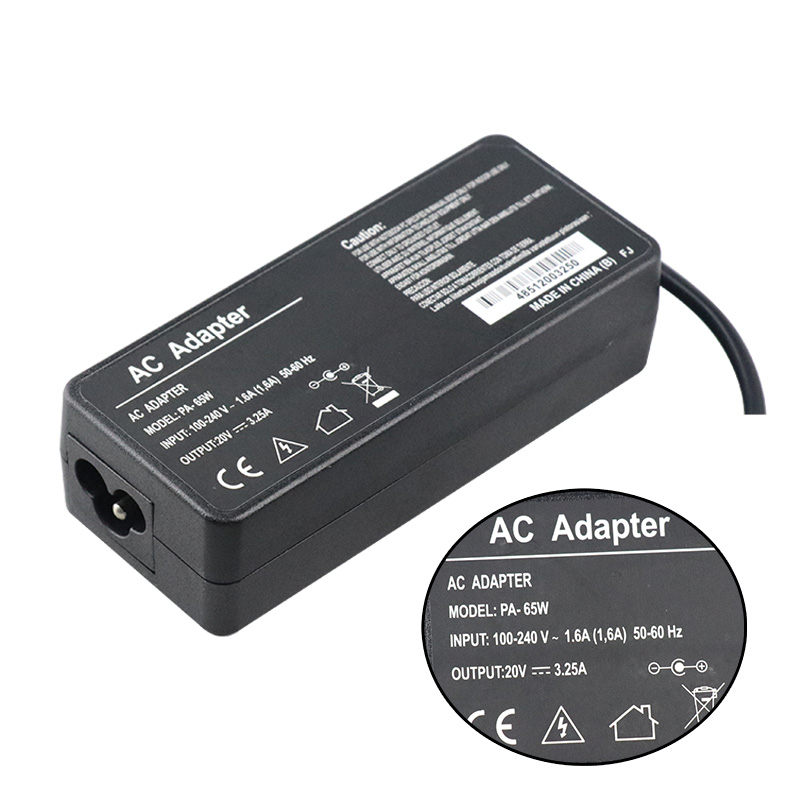 65W 20V3.25A AC Adapter Laptop Charger