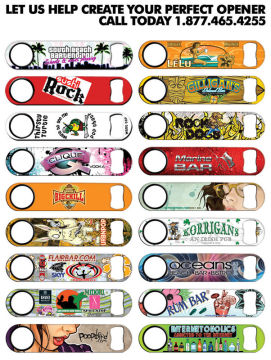 Heat-transfer Printing Auto Open Stainless Steel Rib Umbrella Customized Bottle Openers