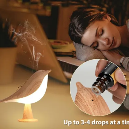 Creative Bird LED Night Light Table