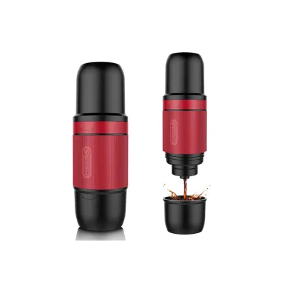 Portable 12V Car Espresso Maker - Handheld Coffee Machine for Travel