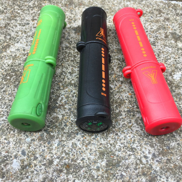 10-in-1 Multifunctional Outdoor Flint Whistle Compass Survival Gear