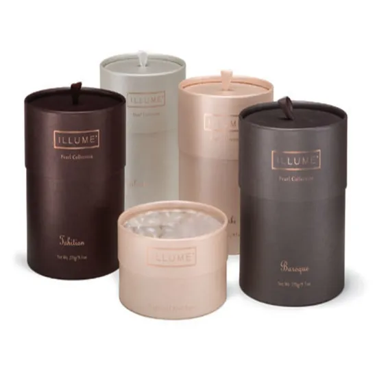 Luxury Paper Packaging Candle Tube Box