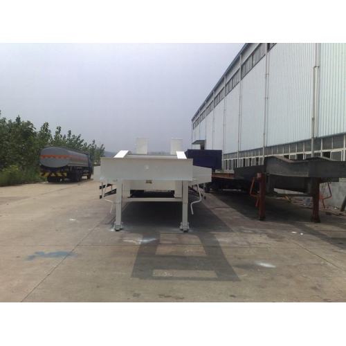 12000mm Flatbed low bed Transports Semi-trailer