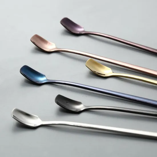 Creative Stainless Steel Long Handle Spoon Coffee Spoon