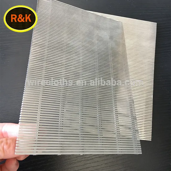 0.2mm slot round Stainless steel wedge wire screen piece