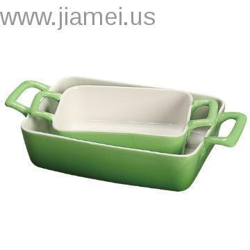 stoneware bakeware--Green