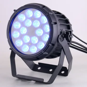 18pcs RGBWA 5IN1 10W Waterproof DMX Wash Par Light IP65 LED Lighting