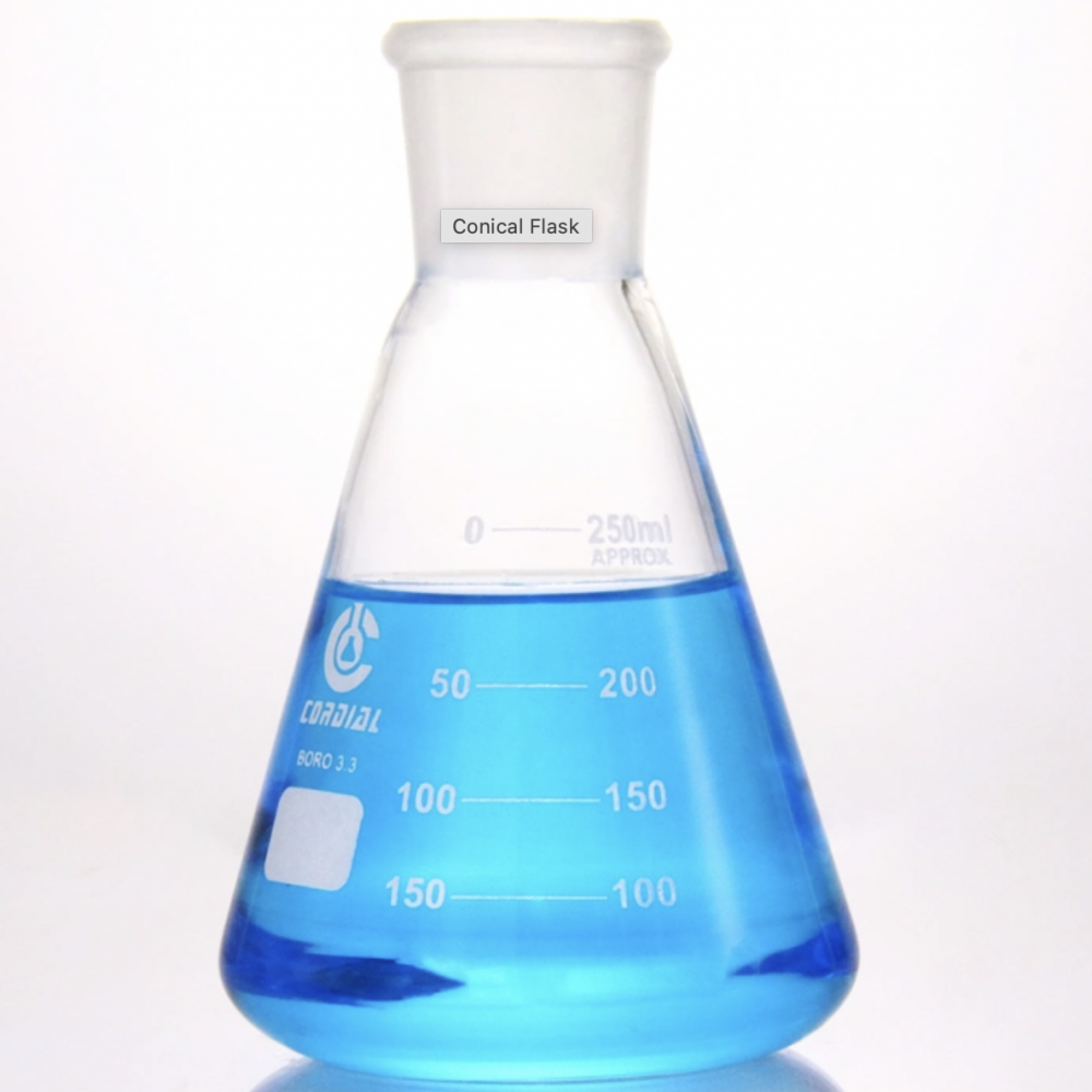 Borosilicate Glass 3.3 Erlenmeger Conical Flask 5000ml