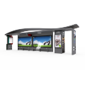 Urban smart bus shelter multimedia display solution