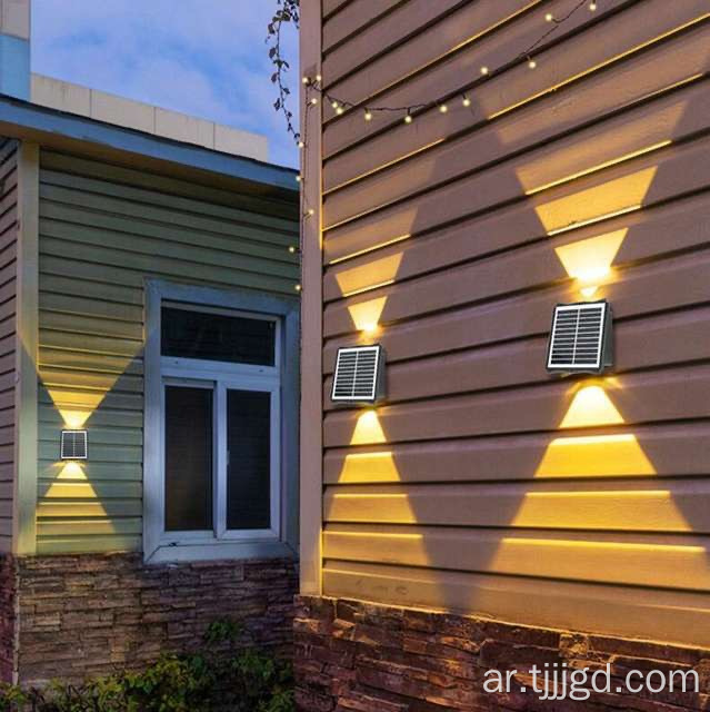 ضوء غسالة الجدار في الهواء الطلق الشمسي