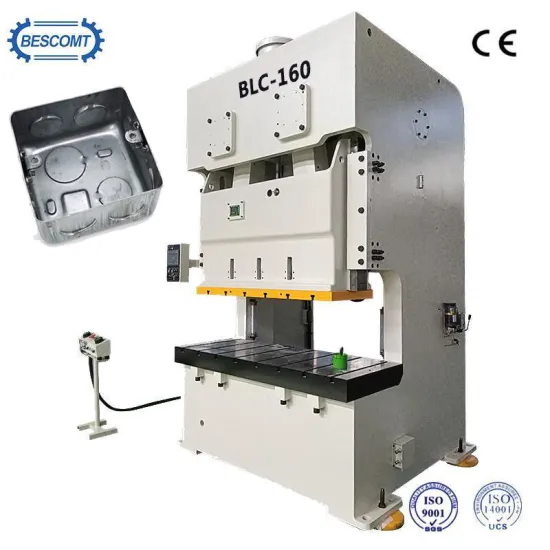 160Ton Pneumatic C-Frame Hydraulic Double Crank Press for Metal Sheet & Aluminum Foil Punching
