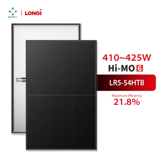 Longi High-Quality Monocrystalline PERC Solar Panels: 410W, 415W, 420W, and 425W Models with All-Black Half Cell Technology