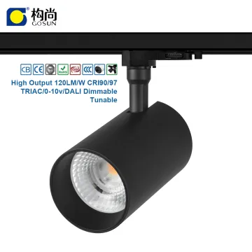 Anti-Glare 3 Phase 20W LED Track Light - 19.8USD with 5 Years Warranty