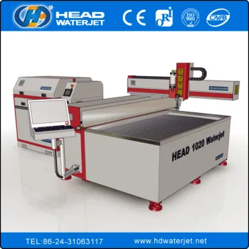 Cutting scope 1000mm*2000mm CNC stone cutter water jetting
