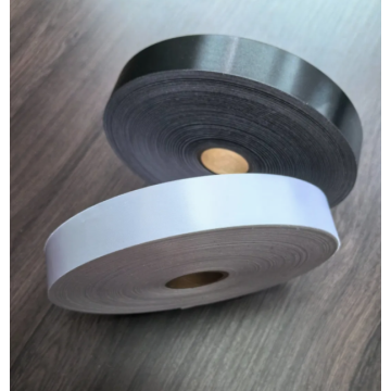 100% Recycled Double Face Satin Woven Edge Ribbon for Printing Care Labels