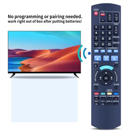 Panasonic N2QAYB000126 Remote Control for DMR-EZ27 EZ28 DVD Players