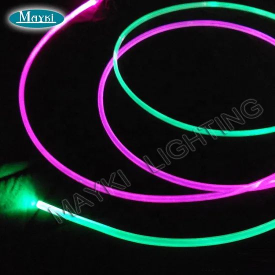 IP68 MSOF-84*0.75 42 Strands Side Perimeter ESKA Mitsubishi Multi-Strand Side-Glowing Optical Fiber Roll