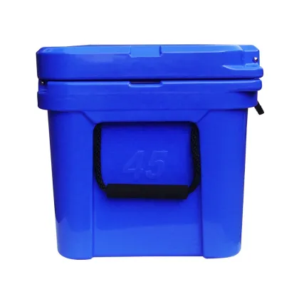 High Performance 45QT Plastic Rotomolded Ice Cream Esky Trolley Beer Bottle Ice Cooler Box