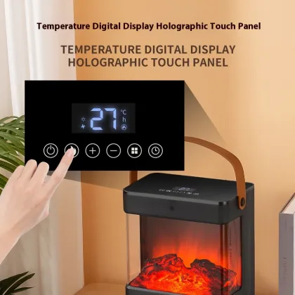 European Style Camel 3D Artificial Electric Fireplace Heater Stove Remote Controlled Living Room Heater Flame Mountain Flame