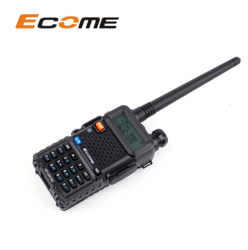 Ecome ET-UV100 dual Band 5km handy walkie talkie