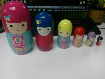 wooden Nesting doll toys for sell