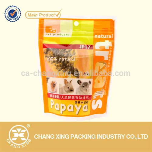 Stand Up Plastic Food Pouch Dot Cat Pet Food Packaging Plastic Food Pouch