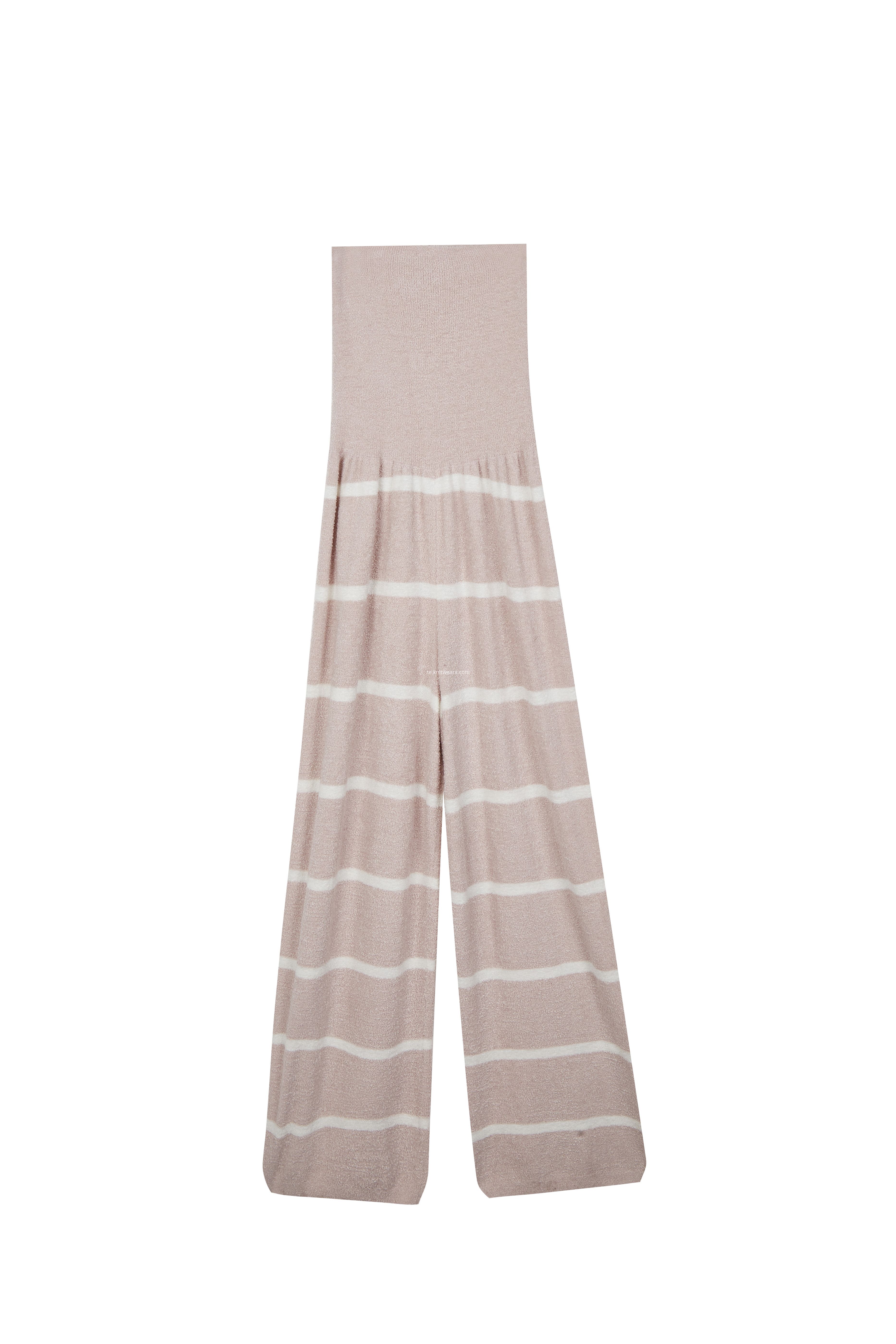 Women's Knitted Loungewear Homewear Stripe Pajama Pants