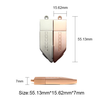 Quà tặng sáng tạo Rose Gold Metal USB Flash Drive