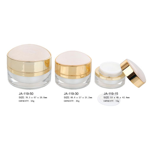 Empty Acrylic Cosmetic Cream Jars