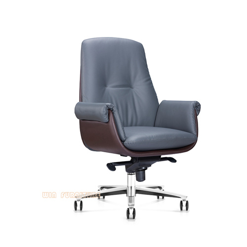 Adjustable Armrest Swivel Highback Executive Chair