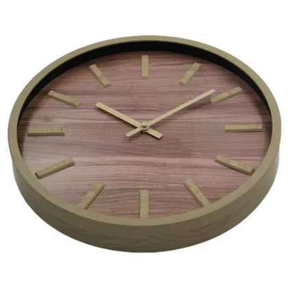 Zen Grain Monolith: Deep Wood Dial with Whisper-Light Markers & Driftwood Hands