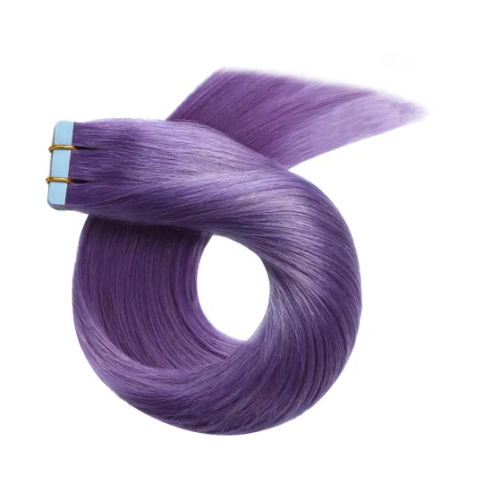 Hot sells Healthy bouncy texture No any split ends tape on hair extensions double drawn tape weft hair Tape-in Hair extension