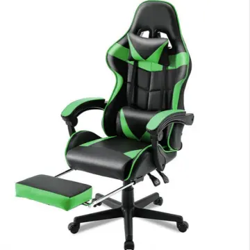 Green swivel lift Racing chair