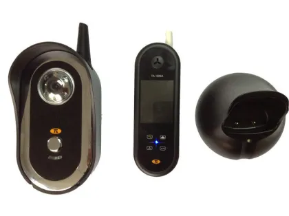 Handset Wireless Colour Audio Video Doorbell / Doorphone 2.5 Inch
