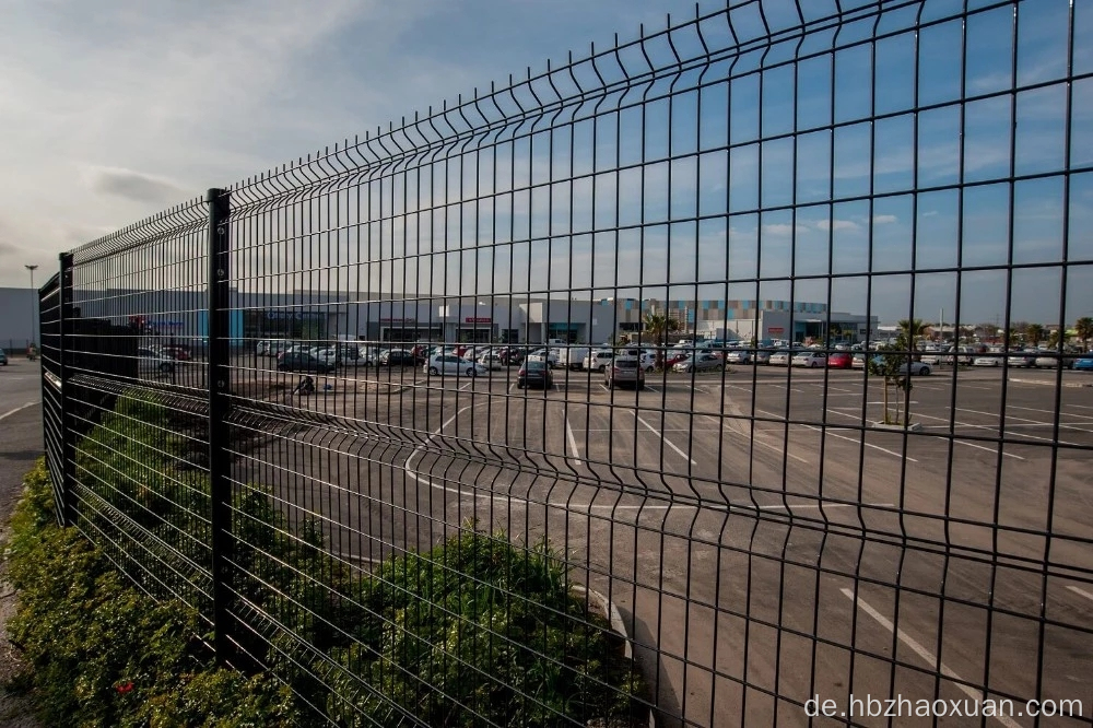 Viele Orten verwenden Zaun 3D gebogenes Drahtgitter