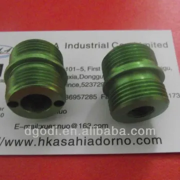 green anodized cnc turning aluminum parts
